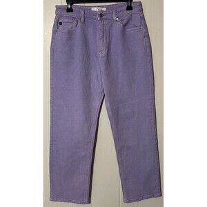 Kancan Lavender Ankle Straight Jeans Size 8/29 Purple High Rise